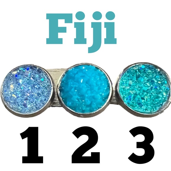 Druzy Crystal and Silver Earrings - Picture 10 of 17